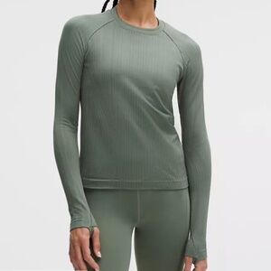 LULULEMON- Rest Less Variegated Ribbed Pullover.NWOT.